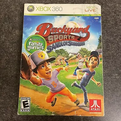 Microsoft XBOX 360 Game Backyard Sports Sandlot Sluggers Baseball Athletic • $12.74
