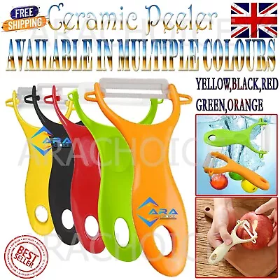 Ceramic Blade Peeler Potato Carrot Parsnip Veg Fruit Slicer Speed Cutter Tool UK • £3.25