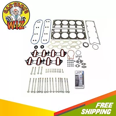 Head Gasket Set Head Bolts Kit Fits 99-01 GMC Silverado 4.8L-5.3L V8 OHV 16v • $116.44