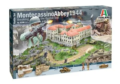 Italeri 6198 Monte Cassino 1944 Gustav Line Battle Set 1:72 Plastic Model Kit • $131.56