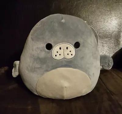 * New * Squishmallows ~ MATT ~ 8  Squishmallow Plush ~ Grey Manatee • $16.98