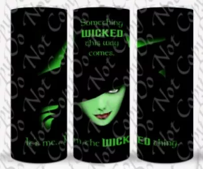 Wicked Stainless Steel Tumbler + Lid Coffee Travel Mug The Musical Tour. • $35