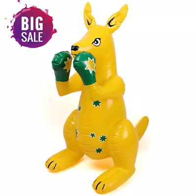 2023 Australian Souvenir Supporter Blow Up Inflatable Large 1mt Boxing Kangaroo • $38.90