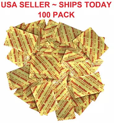 $16.98 • Buy 100 Packet 500CC Premium Oxygen Absorbers Food Storage Preservation Canning