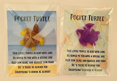 Handmade Resin Turtle Pocket Hug | Keepsake | Token | Personalised Gift • £3.83