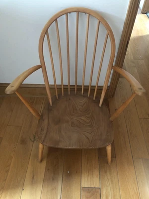 £375 • Buy Ercol Model 305 Armchair Mid Century Solid Wood Chair