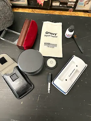 Record Cleaning Kit Lot + Record Weight + Accessories Brushes Scale • $79.99