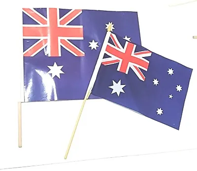 Vintage Australian Flag On Stick - X2 • $9.95