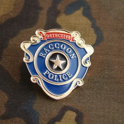 Raccoon City Police Detective Shirt Lapel Badge Pin Insignia • $8.47