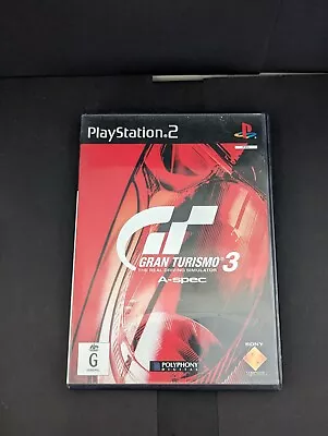 Grand Turismo 3 A- Spec PS2 Sony PlayStation PAL With Manual Free Post • $15.25