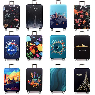 $24.99 • Buy Luggage Cover Protective Suitcase Cover Trolley Case Travel Luggage Dust Cover