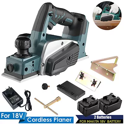 Electric Handheld Planer Woodworking Planer Tool For Makita 18V Battery Cordless • $123.98