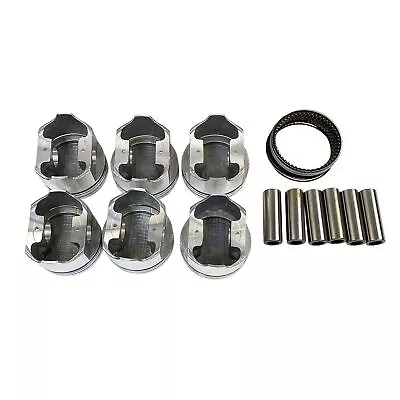 New Pistons Set/6 And CAST Rings For 1996-2006 Jeep 4.0L 242 STD L6 OHV 12v • $87.64