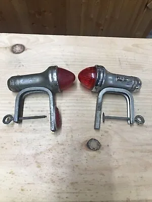 2 - Vintage Sea See Emergency Tail Light Boat Bike Car Warning  50’s 60’s Works • $14.50