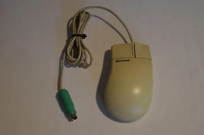 £10.95 • Buy Vintage Microsoft 2 Button PS2 Mouse Port Compatible Mouse 2.2A