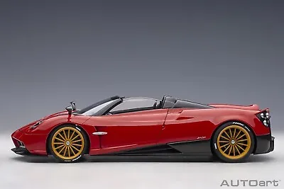 1:18 Autoart Pagani Huayra Roadster In Rosso Monza Red Brand New Never Opened • $245.10