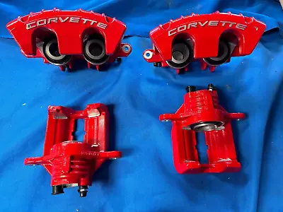 GM NOS 1997-2004 Chevrolet Corvette C5 Z06 Red Brake Calipers - Set Of 4 • $1599