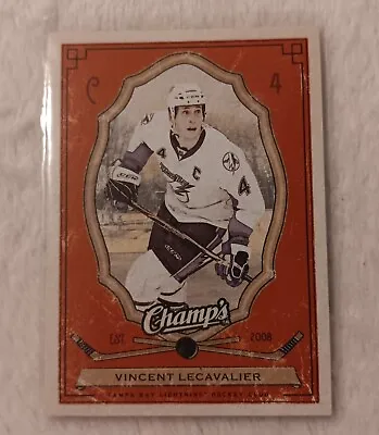 2009-10 Upper Deck Champ's #87 Vincent Lecavalier - Tampa Bay Lightning NHL Card • $0.99