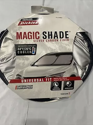 GENUINE DICKIES Black Canvas Trim Magic Shade 2 Pieces Universal Fit • $14.89