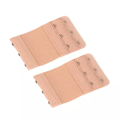 Bra Extender 3 Hook Elastic Extension Strap Plus Size Clip On Maternity Beige 2X • $4.60