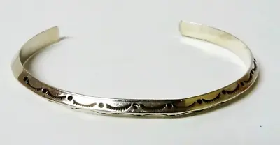 Skinny Vintage Silver Southwest Cuff Bracelet • $38.50