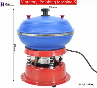 Jewelry Vibrating Tumbler Tumbling Polishing Machine For Metal Polisher 110-220V • $300.93