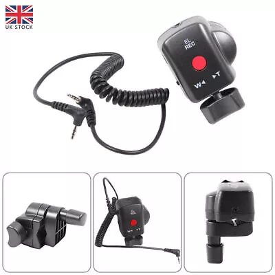 Camcorder Zoom Remote Control&2.5mm Jack Cable For Sony Panasonic Lanc Canon UK • £17.99