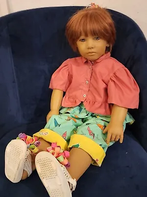 Vintage 1989 Annette Himstedt Reflections Of Youth Janka 26  Doll In Box COA • $125