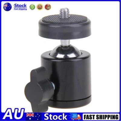 $8.13 • Buy AU Mini Ball Head Of 360 Swivel DSLR Camera Tripod Dsr +1/4 Screw Mount Stand 