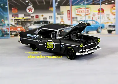 1955 55 Chevy Bel Air 210 LS V8 Swap Resto Mod Adult 1/64 Scale Limited Edition • $16.99