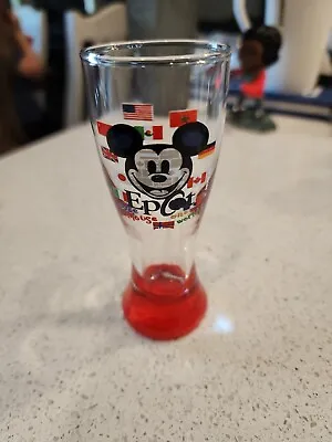 Walt Disney World Epcot Center Shot Glass One Mouse One World Mickey • $9.99