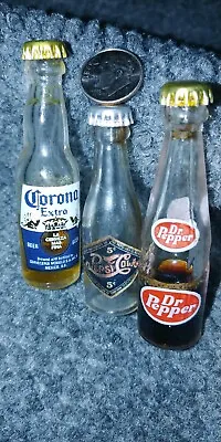 Miniature Bottles Corona Pepsi-cola Dr. Pepper • $33