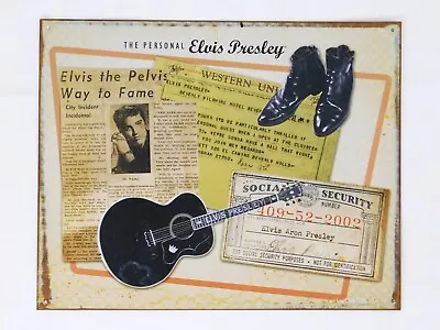 Elvis Presley Sign Of The Times The Personal Elvis Presley Metal Decorative Sign • $23.99