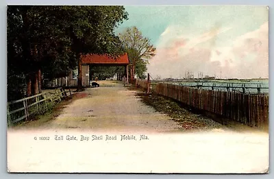 Toll Gate Bay Shell Road Mobile Alabama Rotograph Color Postcard • $8