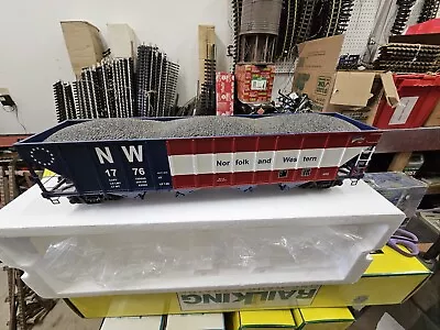 MTH Railking 70-75020  4 Bay Hopper W/ Coal Norfolk & Western MTHRRC 20007 • $180