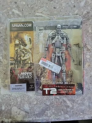 Terminator 2 T-800 Endoskeleton Movie Maniacs Series 5 McFarlane NEW IN BOX • $25