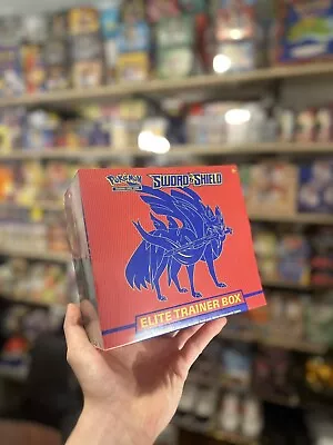 Pokemon Sword And Shield Base Set ETB Elite Trainer Box - Factory Sealed Zacian • $55