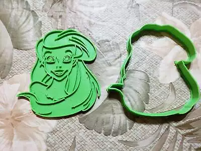 Ariel Cookie Cutter/Little Mermaid/Disney Princess Cookie Cutter/Fondant Cutter/ • $5.99