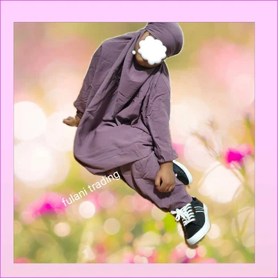 £14.99 • Buy Jilbab Over Head Abaya 2 Pc Piece Trouser Khimar Hijab Scarf Muslim 