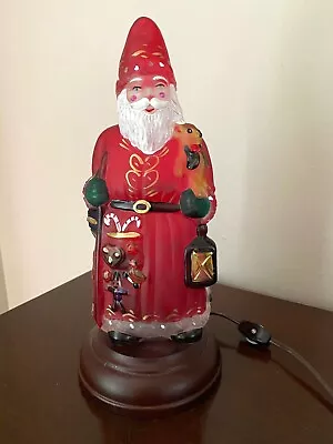 Old World Christmas 1993 Santa Father  Christmas With Toys  Night Light Lamp • $98