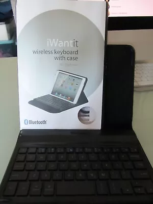 IWantit Wireless Keyboard With Case For IPad Mini - Bluetooth • £5