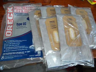 6-Pack Oreck Type CC HEPA Celoc Charcoal Filter Vacuum Bags • $11.11