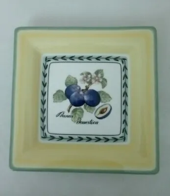 Villeroy & Boch PLUM DOMESTICA Square 8   Plates French Garden Made In Germany • $35