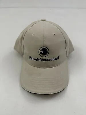 New Mutual Of Omaha Bank Graphic Beige Baseball Hat One Size • $24.99