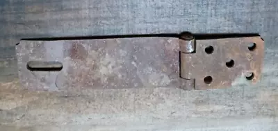 Vintage Rustic 8 5/8 L X 2 W Barn Door Hasp Latch Lock Chest Gate Padlock Hinged • $8