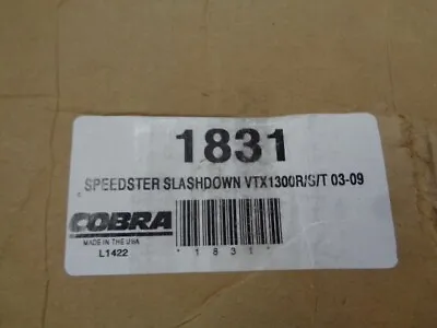 Cobra - 1831 - Speedster Slashdown Exhaust With Powerport For Honda VTX1300 • $750