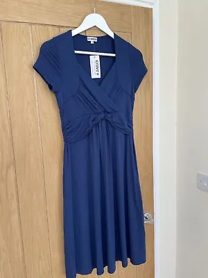 Maternity Dress UK 8 BNWT Blue • £20