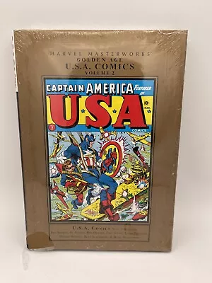 Marvel Masterworks Golden Age Usa Comics Vol 2 Hardcover Captain America Bucky • $34.99