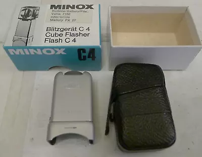 Minox C4 Cube Flasher Flash Attachment With Original Box & Case - Used- Germany • $27.77