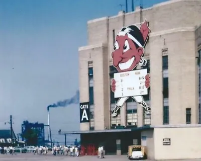 Cleveland Municipal Stadium Chief Wahoo Indians 8x10 PHOTO PRINT • $7.98